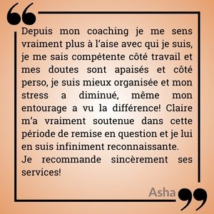 Avis client coaching de vie Toulouse