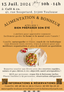 Atelier groupe Alim et bonheur Toulouse